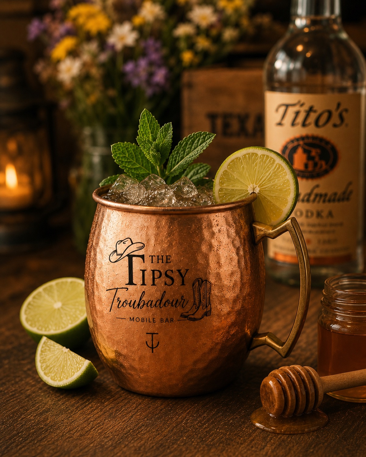 Wildflower Mule cocktail